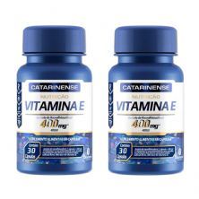 Kit 2X Vitamina E 400mg - 30 C�psulas - Catarinense Nutri��o