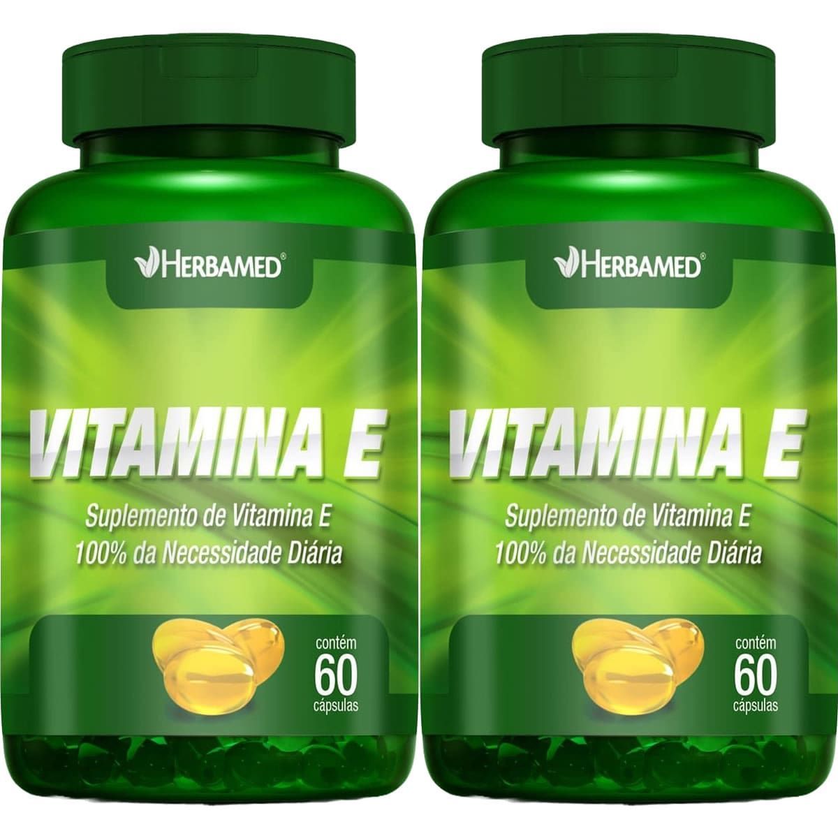 Kit 2X Vitamina E - 60 C�psulas - Herbamed