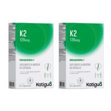 Kit 2X Vitamina K2 120mcg - 30 C�spulas - Katigu�
