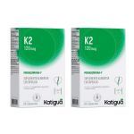 Kit 2X Vitamina K2 120mcg - 30 C�spulas - Katigu�