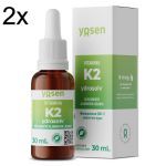 Kit 2X Vitamina K2 Ydrosolv - 30ml Gotas Sem Sabor - Yosen
