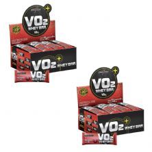 Kit 2X VO2 PROTEIN BAR - 24 Unidades 30g Morango - IntegralM�dica