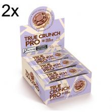 Kit 2X Wafer True Crunch Pro - Caixa com 12 Unidades de 25g Chocolate Meio Amargo - True Source