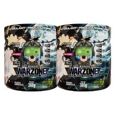 Kit 2X Warzone Night Battle Pr�-Treino - 360g Green Bomb - Under Labz
