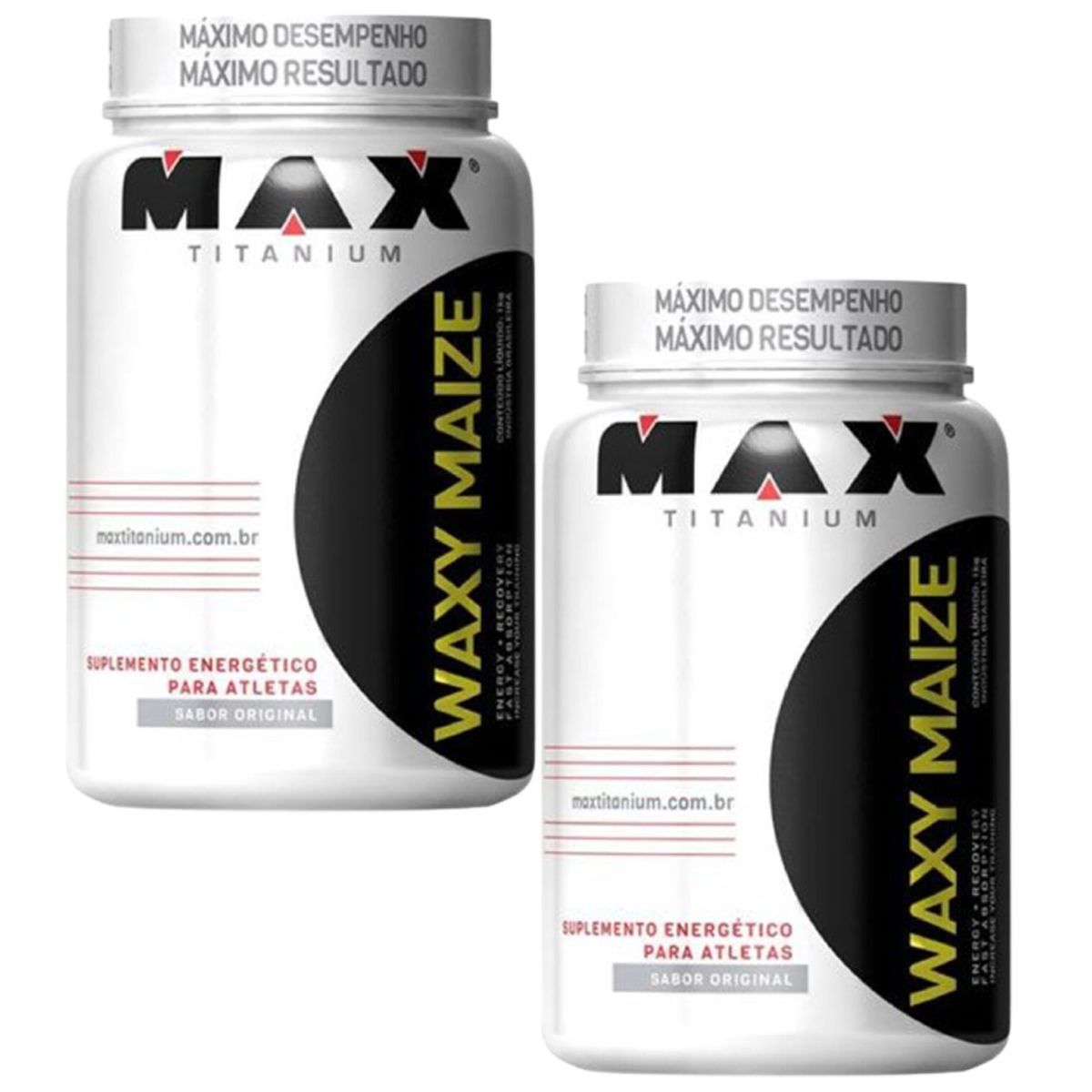 Kit 2X Waxy Maize - 1000g Natural - Max Titanium