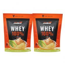 Kit 2X Whey 100% - 900g Refil Milho Verde - New Millen