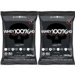 Kit 2X Whey 100% HD - 900g Refil Morango - Black Skull