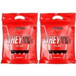 Kit 2X Whey 100% Pure - 1800g Refil Baunilha - IntegralM�dica