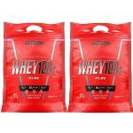 Kit 2X Whey 100% Pure - 907g  Refil Chocolate Maltado - IntegralM�dica