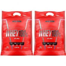 Kit 2X Whey 100% Pure - 907g Refil Coco - IntegralM�dica