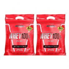 Kit 2X Whey 100% Pure - 907g Refil Gelato Di Latte - Integral M�dica