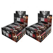 Kit 2X Whey Bar Darkness - 8 Unidades 90g Cookies and Cream Com Nibs de Cacau - IntegralM�dica