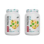 Kit 2X Whey Beef Protein - 900g Abacaxi com Hortel� - Shark Pro