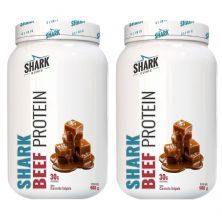 Kit 2X Whey Beef Protein - 900g Caramelo Salgado - Shark Pro