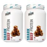 Kit 2X Whey Beef Protein - 900g Caramelo Salgado - Shark Pro
