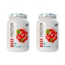 Kit 2X Whey Beef Protein - 900g Kiwi com Morango - Shark Pro