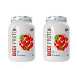 Kit 2X Whey Beef Protein - 900g Kiwi com Morango - Shark Pro