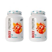 Kit 2X Whey Beef Protein - 900g Laranja com Acerola - Shark Pro