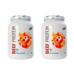 Kit 2X Whey Beef Protein - 900g Laranja com Acerola - Shark Pro