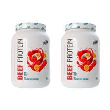 Kit 2X Whey Beef Protein - 900g Morango com Maracuj� - Shark Pro