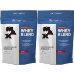Kit 2X Whey Blend Nova F�rmula - 1800g Refil Morango - Max Titanium