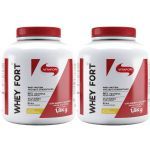 Kit 2X Whey Fort - 1800g Baunilha - Vitafor