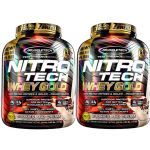 Kit 2X Whey Gold Nitro Tech - 2510g Cookies and Cream - Muscletech