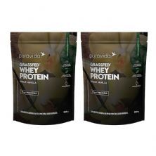 Kit 2X Whey Grassfed Nova Composi��o - 900g Vanilla - Puravida