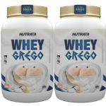 Kit 2X Whey Grego - 900g Beijinho - Nutrata