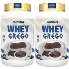 Kit 2X Whey Grego - 900g Brigadeiro - Nutrata