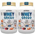 Kit 2X Whey Grego - 900g Natural - Nutrata