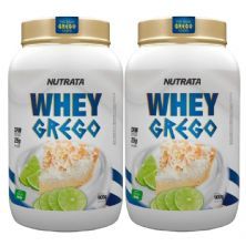 Kit 2X Whey Grego - 900g Torta de Lim�o - Nutrata