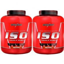 Kit 2X Whey Iso Triple Zero - 1800g Baunilha - IntegralM�dica