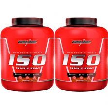 Kit 2X Whey Iso Triple Zero - 1800g Chocolate - IntegralM�dica