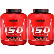 Kit 2X Whey Iso Triple Zero - 1800g Morango - IntegralM�dica