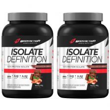 Kit 2X Whey Isolate Definition - 900g Chocolate com Amendoim - BodyAction