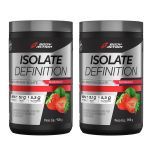 Kit 2X Whey Isolate Definition - 900g Morango - BodyAction