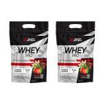 Kit 2X Whey Pro - 1000g Refil Morango - BodyAction