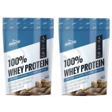 Kit 2X Whey Protein 100% - 900g Refil Pa�oca - Shark Pro