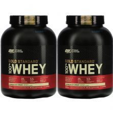 Kit 2X Whey Protein 100% Gold Standard - 2270g Baunilha - Optimum Nutrition
