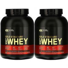 Kit 2X Whey Protein 100% Gold Standard - 2270g Chocolate - Optimum Nutrition