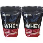 Kit 2X Whey Protein 100% Gold Standard - 454g Vanilla Ice Cream - Optimum Nutrition