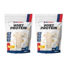 Kit 2X Whey Protein -  900g Refil Banana - Newnutrition