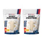 Kit 2X Whey Protein -  900g Refil Banana - Newnutrition