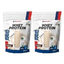 Kit 2X Whey Protein - 900g Refil Baunilha - NewNutrition