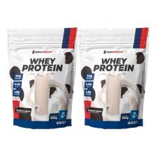 Kit 2X Whey Protein - 900g Refil Cookies - NewNutrition