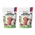 Kit 2X Whey Protein All Natural - 900g Refil Chocolate - NewNutrition