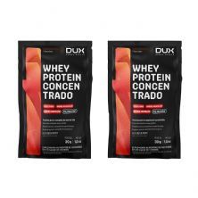 Kit 2X Whey Protein Concentrado - 1 Sach� 28g Chocolate - Dux Nutrition