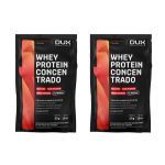 Kit 2X Whey Protein Concentrado - 1 Sach� 28g Chocolate - Dux Nutrition