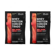 Kit 2X Whey Protein Concentrado - 1 Sach� 30g Baunilha - Dux Nutrition